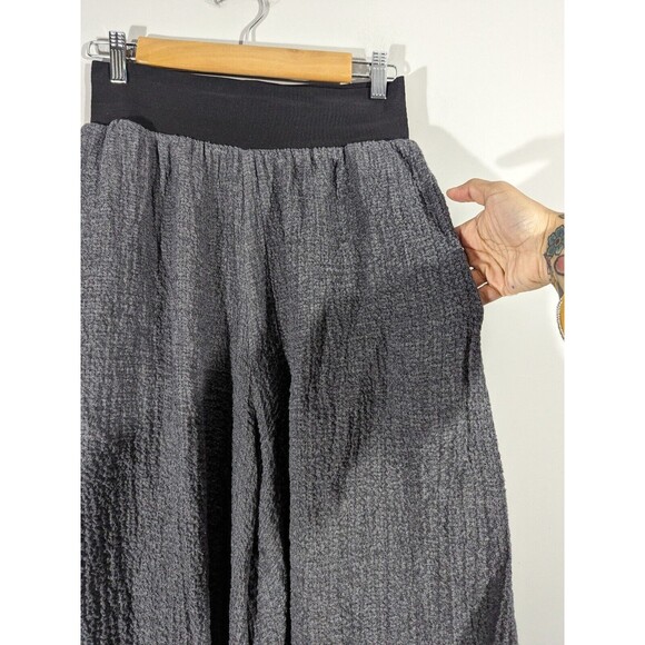 Igor Dobranic Grey Oversized Crop High Elastic Waist Josie Pants Women Size 6/8 - Picture 2 of 7